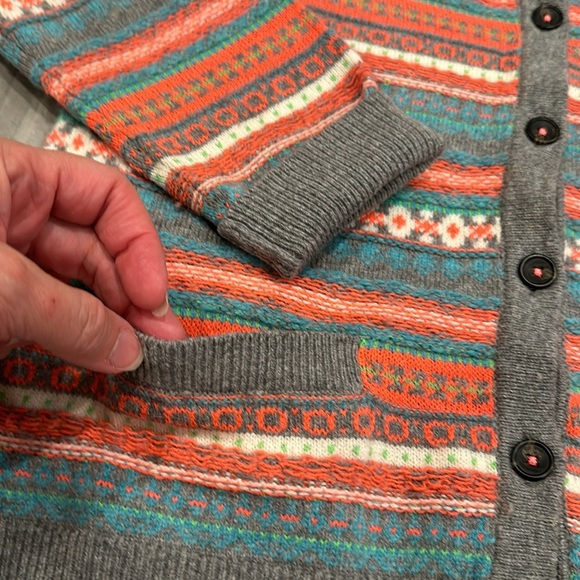 Boden Wool Far Isle Sweater - US 10 - Picture 2 of 5